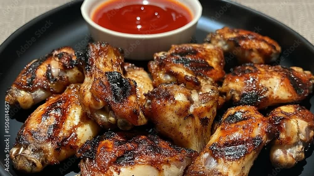 grilled chicken legs