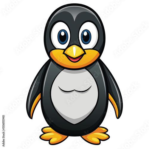 Cute Cartoon Penguin (1)