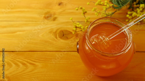 Photography Fresh tasty honey and cheese