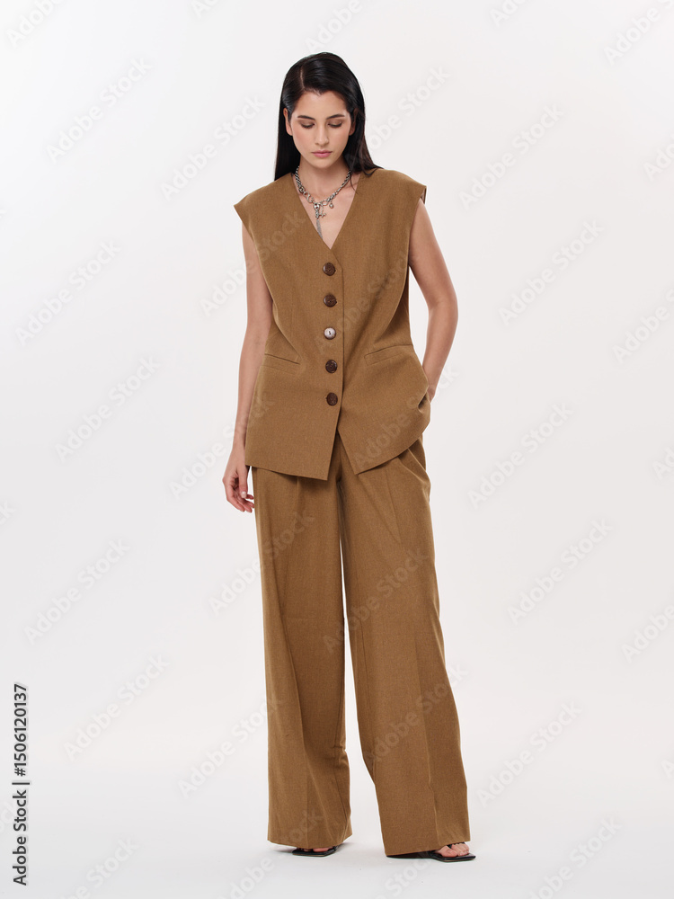 Fashion shooting in studio . Professional model , fashionable clothes and style, new collection. stylish look Fashion shooting in studio . Professional model , fashionable clothes and style, new collection. stylish look