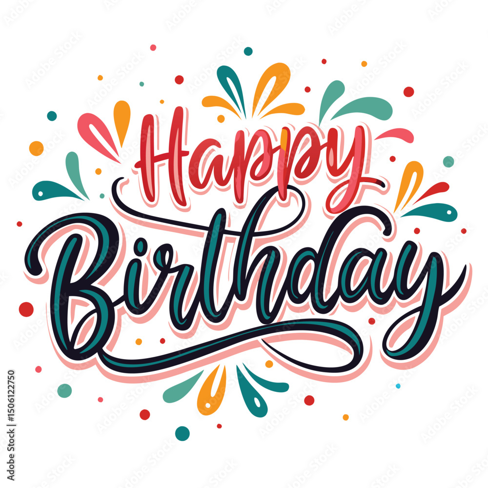 Obraz premium Happy Birthday Greeting