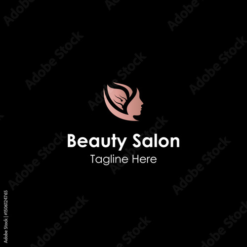 Best beauty women logo for salon, makeover, hair stylist, hairdresser, hair cut