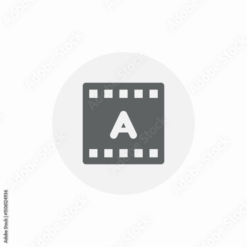 a film icon sign vector
