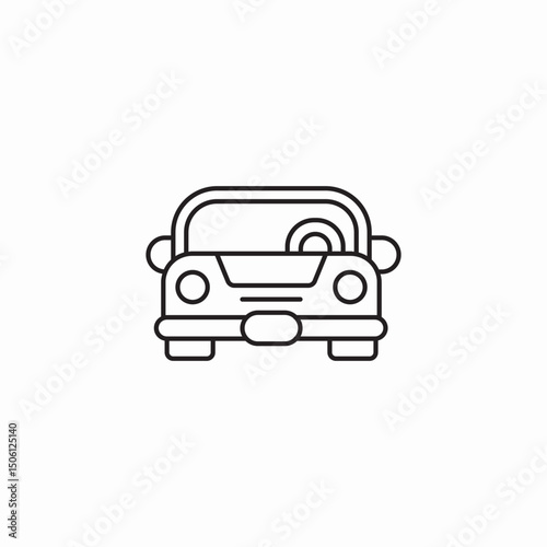 car vehicle icon sign vector