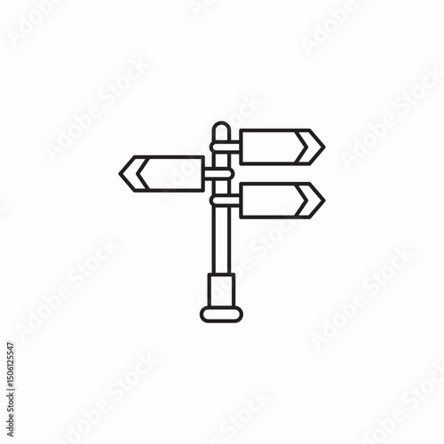 local directions icon sign vector