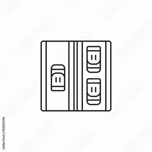 opposite roads icon sign vector