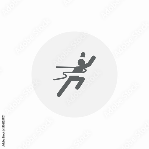 race rope icon sign vector