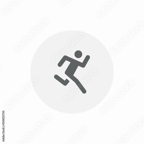 race run icon sign vector