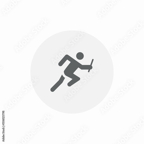 relay speed ray icon sign vector