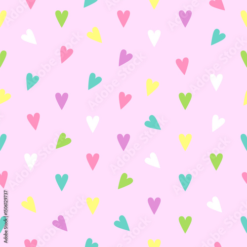 Celebration Love Burst, Seamless Confetti Style