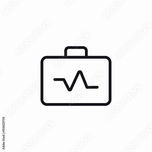 cardiology tools icon sign vector