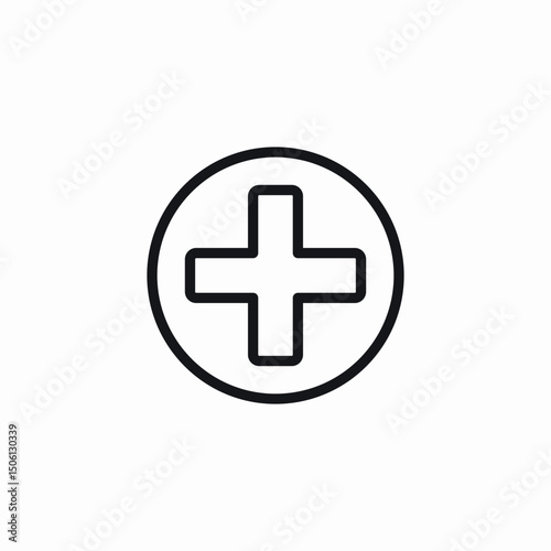 medical service icon sign vector