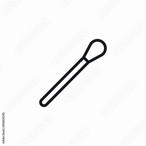 medical swab icon sign vector