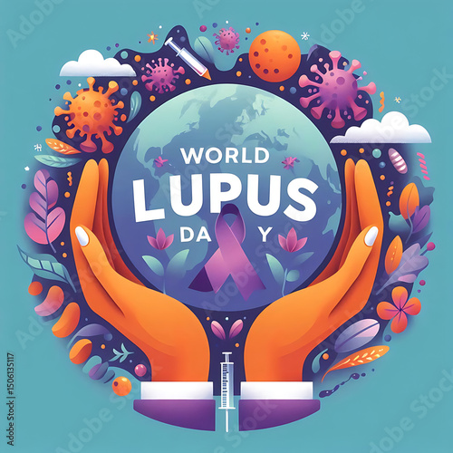 World Lupus Day, observed on May 10th, raises awareness about lupus, an autoimmune disease