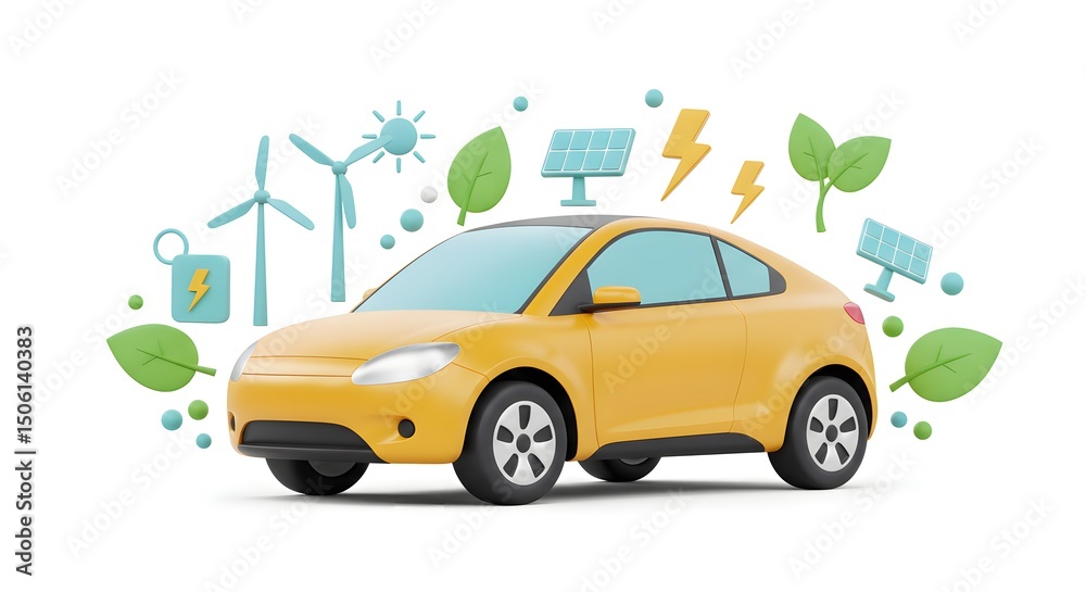 Naklejka premium World Environment Day – June 5. Unite for Earth: plant trees, embrace clean energy, reduce waste, protect wildlife, and inspire green habits for future generations
