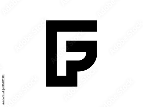 Free Download Minimalist F Letter Logo Design for Branding - GFXLoad