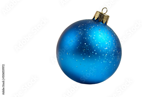 Christmas ball isolated on transparent background . 