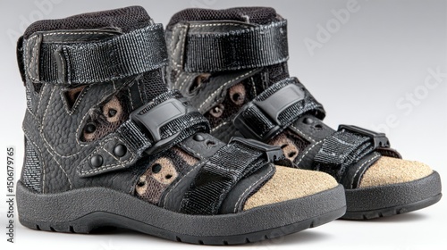 Childrens Orthopedic Shoes with Adjustable Straps for Comfort and Support