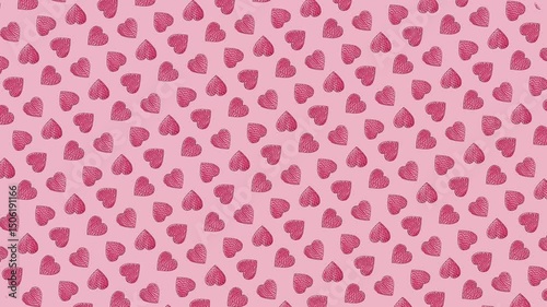 Animated Hand Drawn Heart Background
