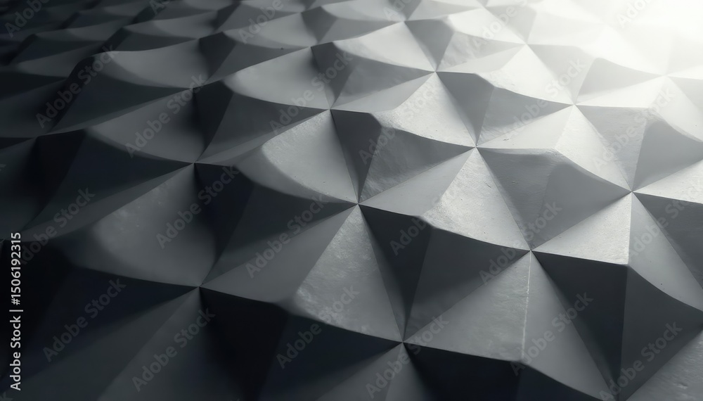 Obraz premium Subtle repeating triangles forming a grayscale gradient, triangle, vector, backdrop