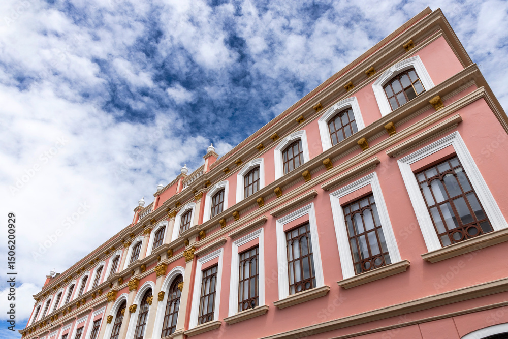 Naklejka premium Tunja, Boyaca - Colombia. May 8, 2025. Colombian municipality, located on the Eastern Andes Mountains