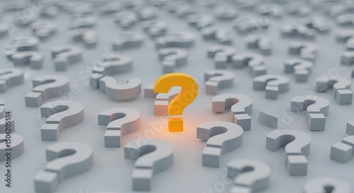 Question Marks with Focus Question