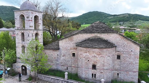 Albania. Korçë, Voskopoja turistike village St. Nicholas Church 18 May 2025