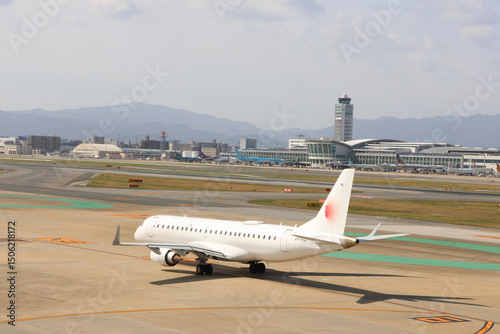 機体が降りる街、福岡