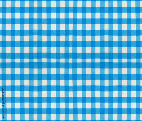 Grande padrão xadrez nas cores azul e branco para panos de mesa e piqueniques