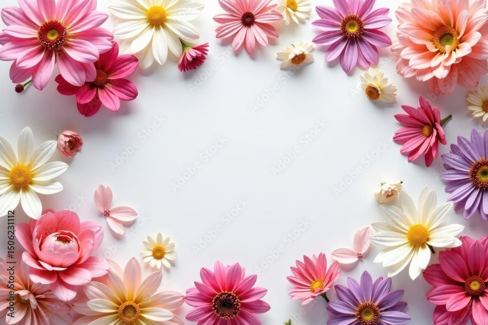 Delicate flower motifs arranged in a square grid , structured, print, minimal
