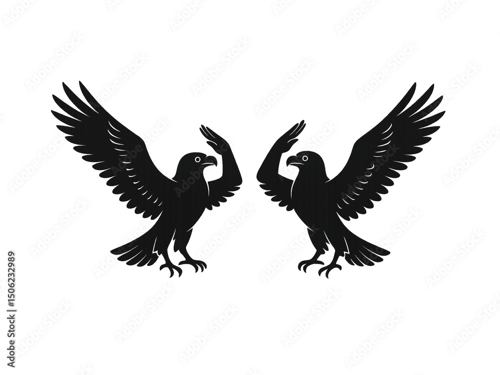 Obraz premium bird salute