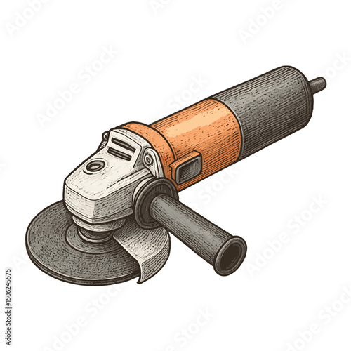 Angle Grinder – Handheld Power Tool with Cutting Disc