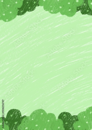 Natural grass illustration drawing colored pencil background