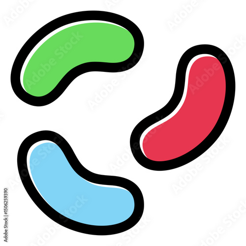 jelly beans candy icon