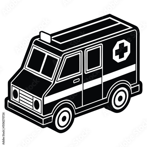 Ambulance vector icon
