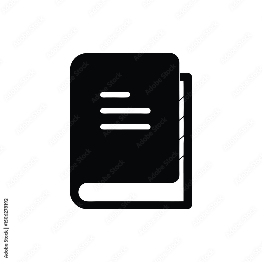 Fototapeta premium Clean minimalist phone icon single vector graphic