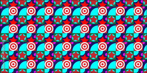 Vibrant Seamless Wavy Line Pattern in Bold Colors, Abstract Modern Fluid Wave Repeat Background, Colorful Organic Design: Dynamic Intersecting Lines.