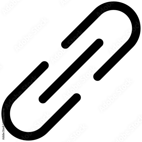 Chain Links, Broken Link Vector Icon, Lineal Style Isolated Vector Icon.	