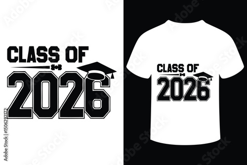 Class of 2026 Graduation T-Shirt Design 