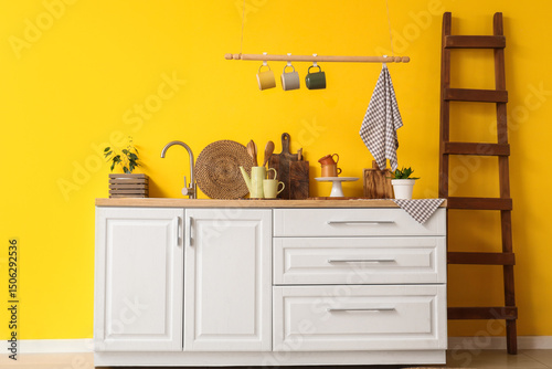Counters with sink and uten...