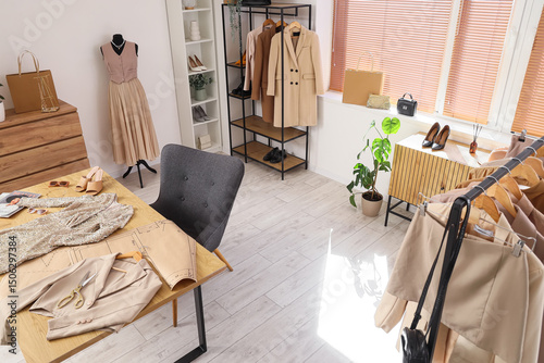 Interior of stylist's studi...
