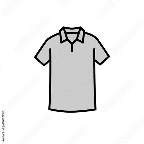 t-shirt polo short-sleeve icon