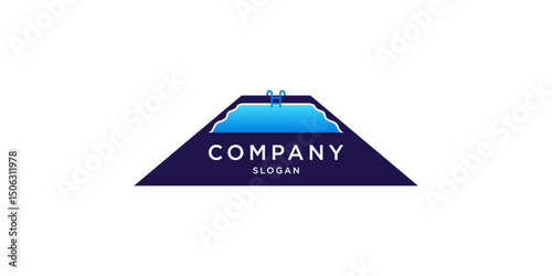 Swimming Pool Company Logo