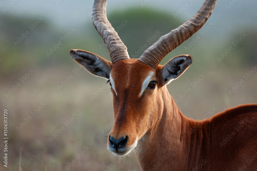 a close up of a deer with large horns a close up of a deer with large horns