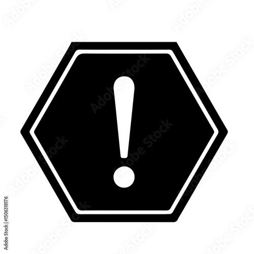 Danger sign, Caution warning signs set, stop sign, stop hand symbol, electric shock hazard warning sign radiation sign symbols