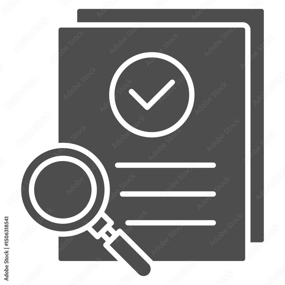 Appraisal Glyph Icon Element For Design Appraisal Glyph Icon Element For Design