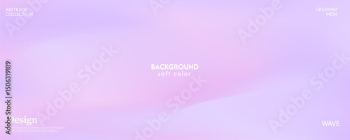 Soft and glowing landscape gradient background, luxurious pastel color combination, product advertisement, card, poster and website template