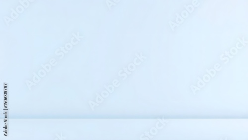 Light Blue Background Simple, Clean, and Minimalist Studio Space
