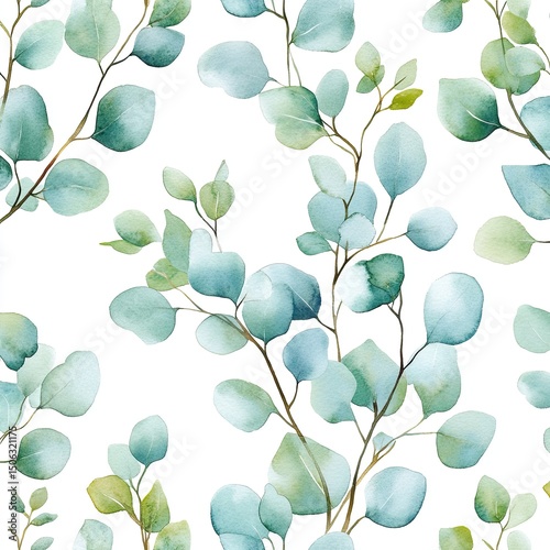 Delicate Eucalyptus Pattern (2)