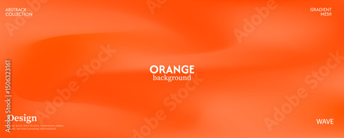 Soft and glowing orange gradient background, luxurious pastel color combination, product advertisement, card, poster and website template